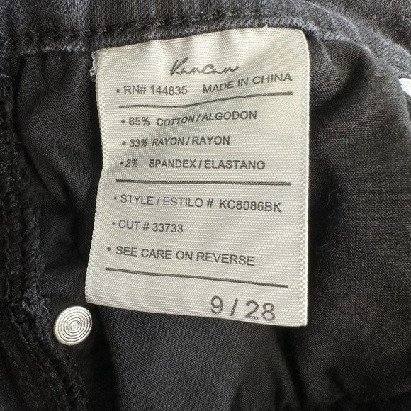 KanCan Claire Ankle Skinny Jeans in Black Size‎ 9/28 - Picture 15 of 16